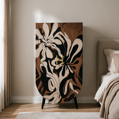 Garde-robe de style rétro indépendant du ménage