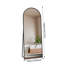 Deklin Aluminium Rectangle Mirror-408531445-408531446