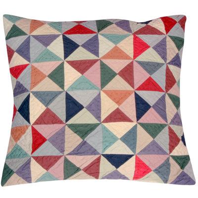 Ginsberg Geometric Square Cushion