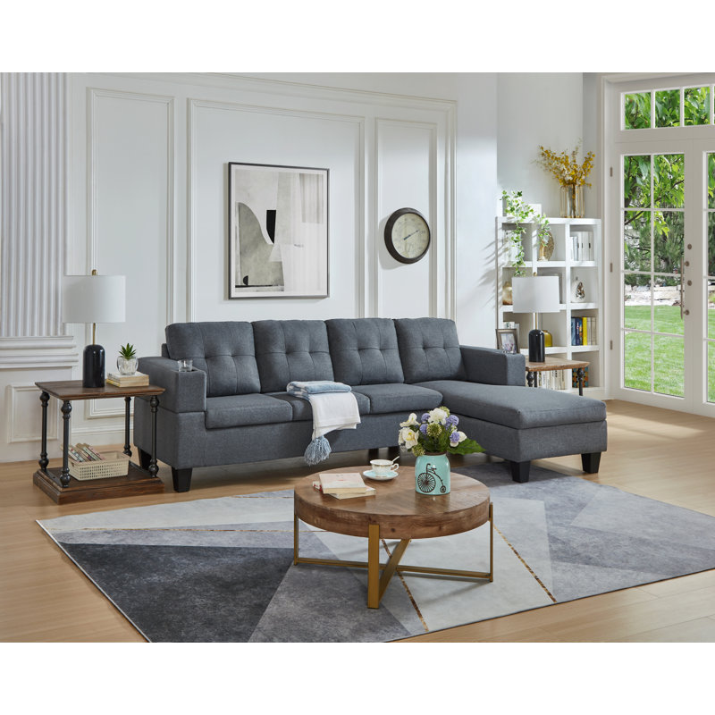 Johnoliver Solid Wood Top Coffee Table, Natural Wood