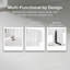 Grand lit escamotable avec bureau, meuble-lavabo rabattable et rangement pour armoire, lit mural peu encombrant-500527861