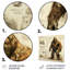 Mystical Bigfoot Blueprint II - art mural en métal Bigfoot-194695451