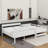 Twin XL Over Queen Bunk Bed With Ladder-613931291