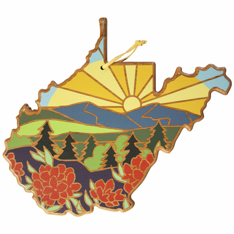 Planche à découper et servir West Virginia