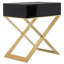 Table de bout avec rangement à pieds croisés Gulfport-1159470165