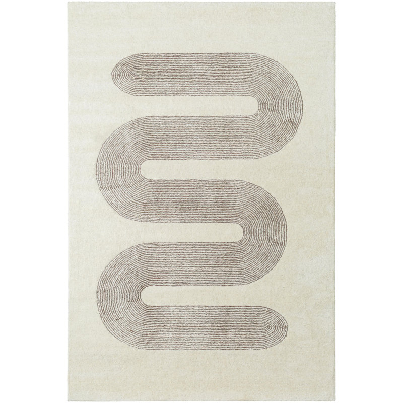 Carolena Hand Made Rug, Rectangle 5' x 7'6"