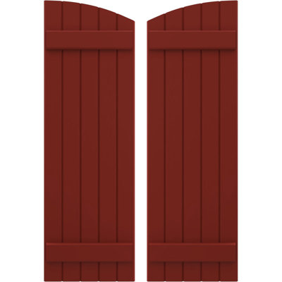 Volets de planche-n-lattes jointes avec plateau elliptique Americraft (2 lattes) (par paire)