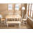 Berene 6 - Person Solid Wood Top Four Leg Base Dining Set