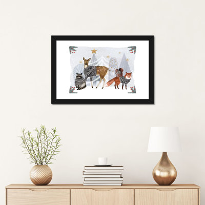 Cozy Christmas Collection A par Victoria Borges - impression d'art graphique