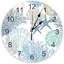 Horloge murale Nautical Coastal Ocean Coral