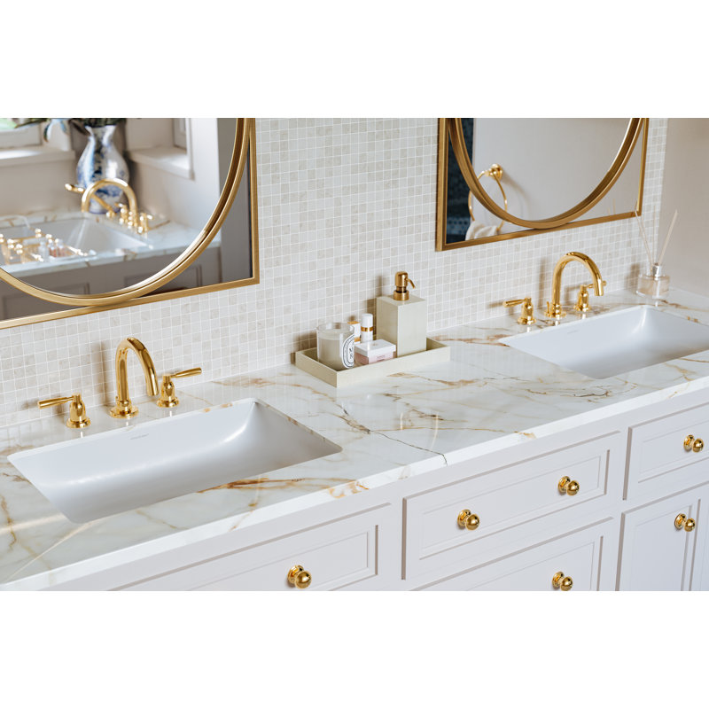 Holborn™ Widespread Bathroom Faucet with Drain Assembly, Satin Nickel