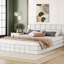 Grand lit plateforme tapissier-283000677