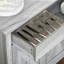 Schuh Farmhouse Barn Door Sideboard Storage Cabinet Coffee Bar Grey Grain