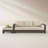 Hoyt 92.52” Outdoor Aluminum Sofa with 27.56" Versatile Ottoman-126671362-126671361
