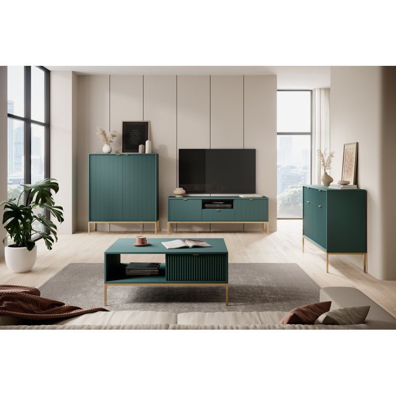 Bernhardine 104cm Sideboard, Labrador Green/Golden