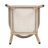 Modern Coastal Acacia Wood Rope Outdoor Conversation Set With MGO Side Table