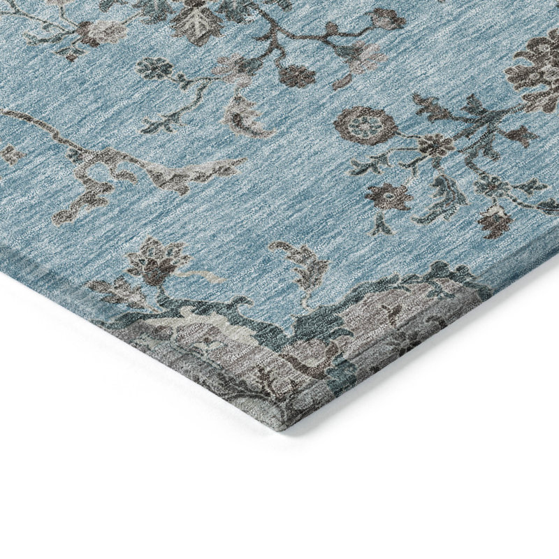 Machine Washable Indoor/Outdoor Cicel ACN1156 Sky Rug, Rectangle 5' x 7'6"