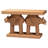 Kenworthy Bali & Pari Elissa Bohemian Honey Rattan Elephant Console Table