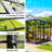 14'x10' Greenhouse with Transparent Panels and PC Panels