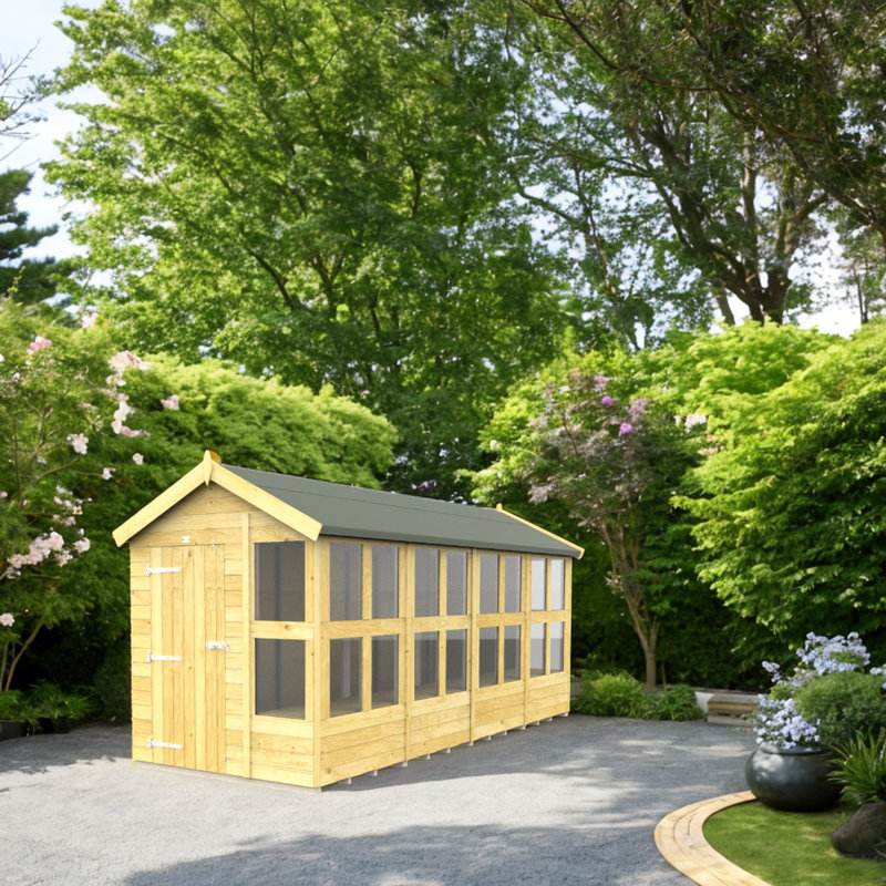 16ft x 6ft Apex Potting Shed