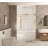 Frameless Shower Door With Clear Tempered Glass, Explosion Proof Film, And Stainless Steel Handle For Modern Bathrooms, Shower Door-123698806