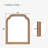 Solid Wood Wall Mirror for Bathroom or Bedroom-638744137-637594694