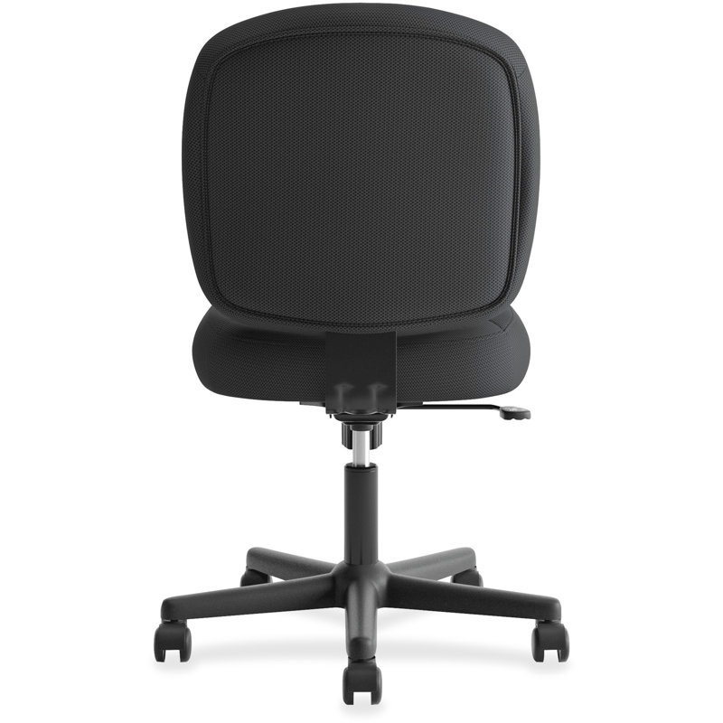 Black Mesh Swivel Task Chair with Lumbar Support