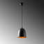 Lustre industriel moderne, structure en métal noir, 49,2 po x 49,2 po x 49,2 po | Hauteur réglable: 49,2 pouces | 1 x culot E27 de 40 W maximum | Parfait pour les décors scandinaves et fantaisistes, luminaire élégant pour la maison et le bureau-57342406-57342404-57342402
