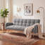Canapé-lit ajustable de 69 po en polaire douce et polyvalente, confortable et polyvalent pour divers espaces de vie-562585219