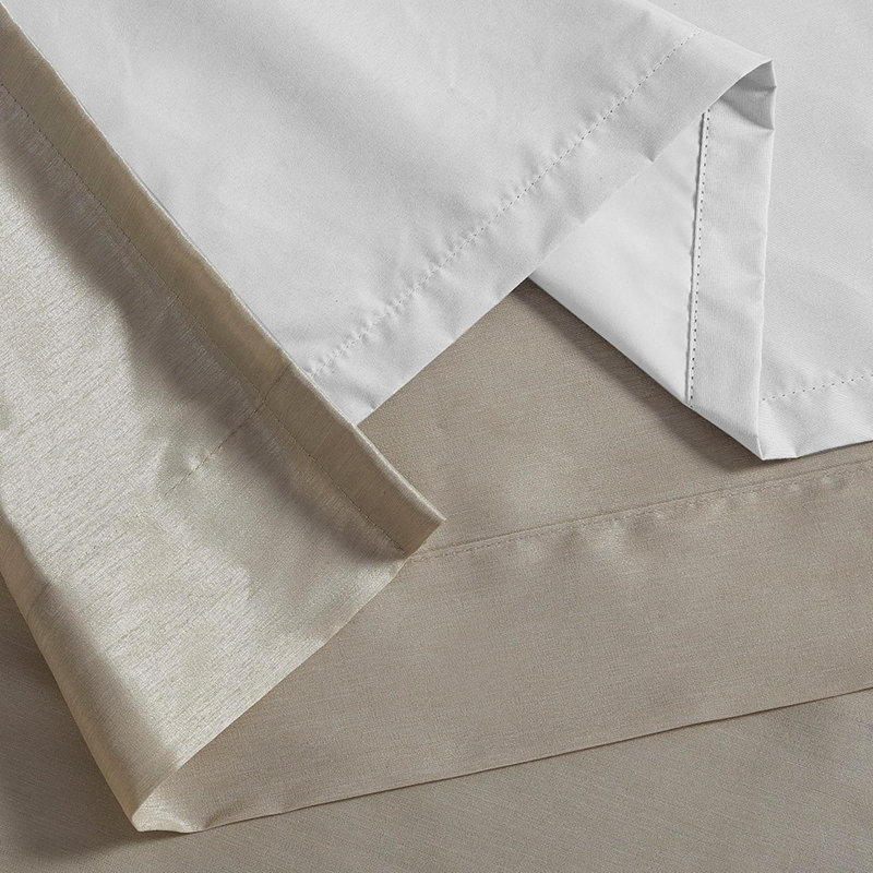 Panneau de rideau 50 "Twist Tab Total, Étain, L 50 po x L 95 po