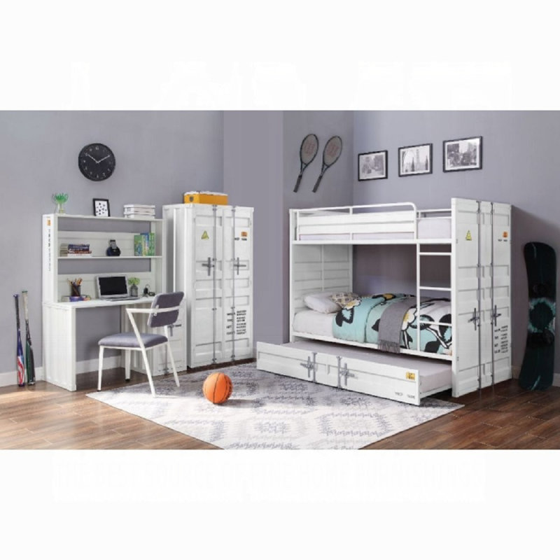 Lit superposé simple Kilroot, Blanc