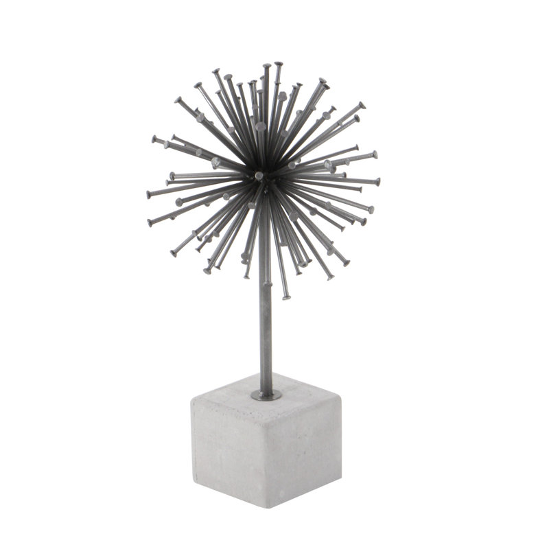 Sculpture, H 17 po x l 9 po x P 9 po