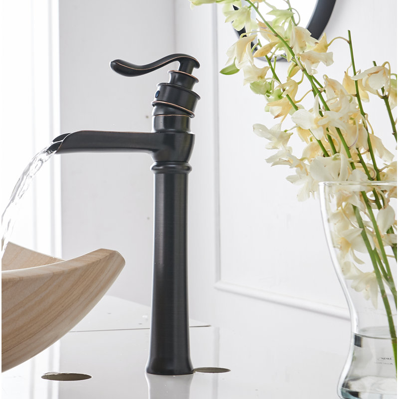 Robinet de salle de bain commercial, Bronze huilé