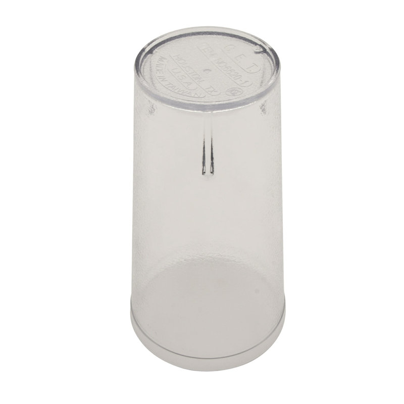 Gobelets de restaurant en plastique robustes, Verre à vin sans pied, Transparent