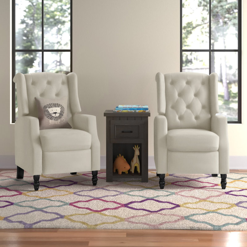 Fauteuil inclinable manuel Esteban, Lin blanc