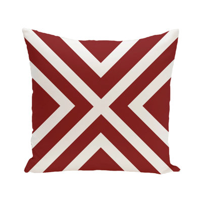 Housse de coussin d'extérieur carré «X»