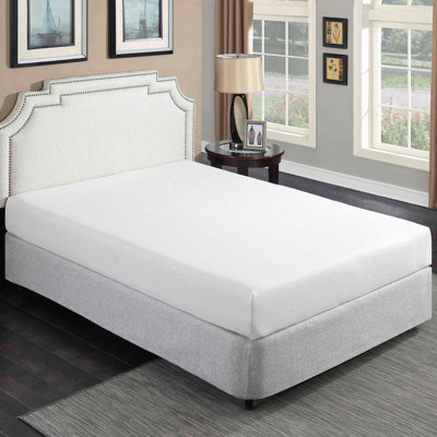 Plush 8 In.Medium Gel Memory Foam Mattress For Bed In A Box With Breathable White Aloe Vera Cover
