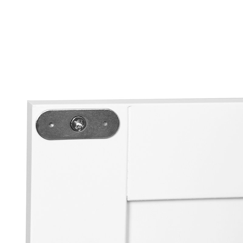White Bathroom Floor Cabinet With Double Door And Adjustable Shelf - Adds Elegance Function To Your In Doors & , Stores Various Items