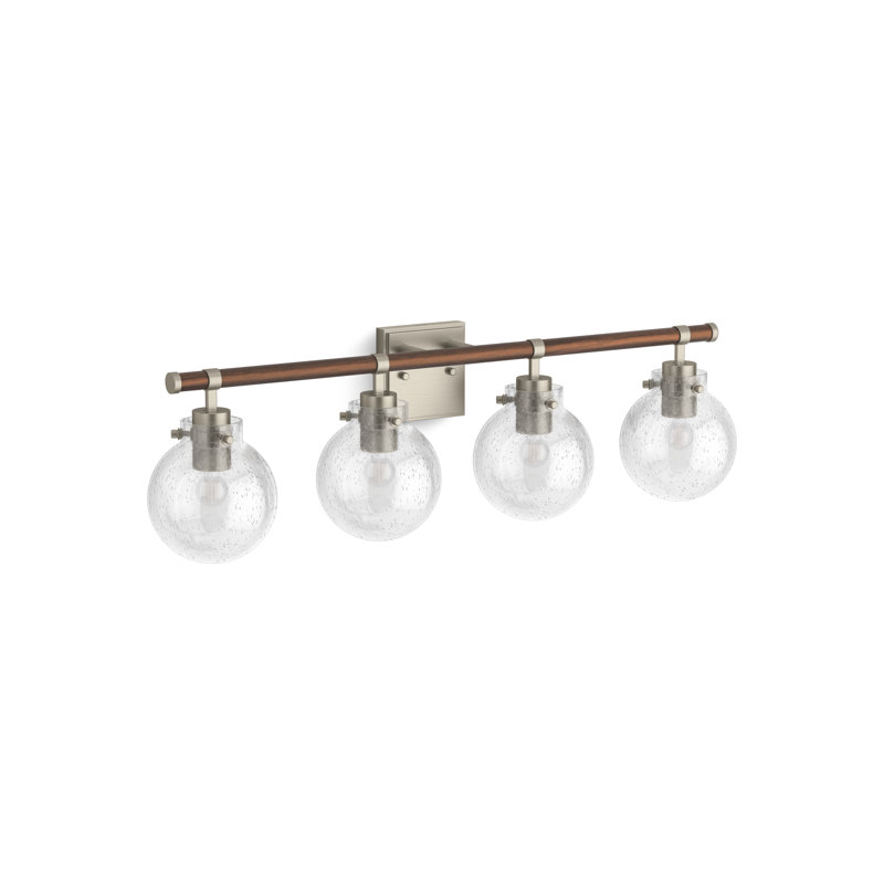 Holt Four-Light Sconce, Brushed Nickel