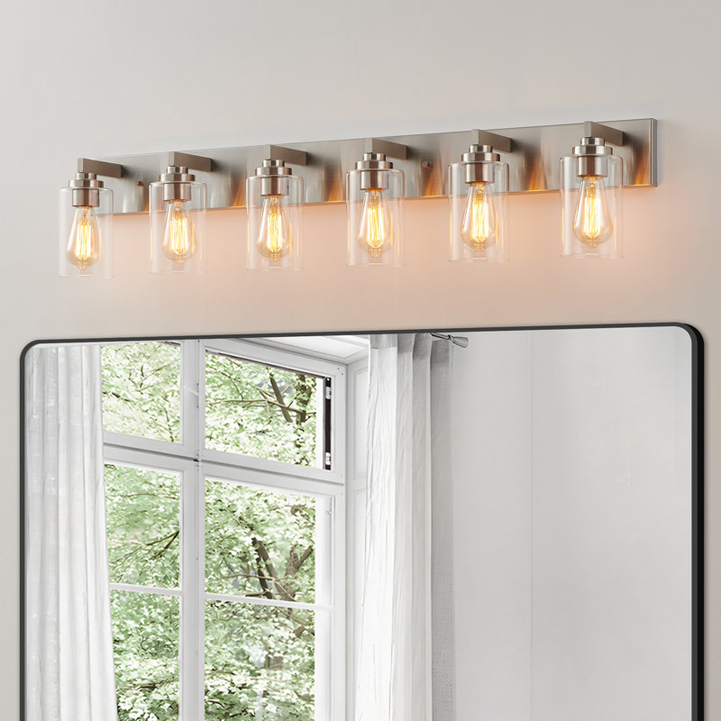 Éclairage pour meuble-lavabo Imko, Argent argent, 6 lumières
