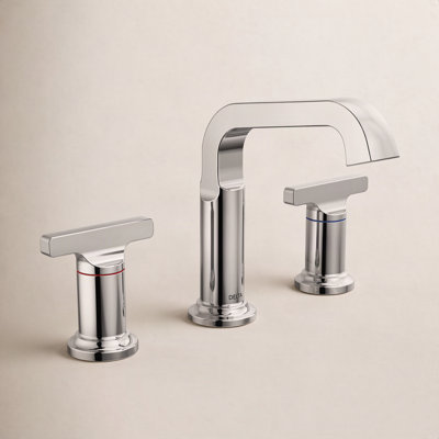Tetra Double-Handle Widespread Bathroom Faucet