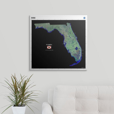 « floride-usg state mosaic », impression