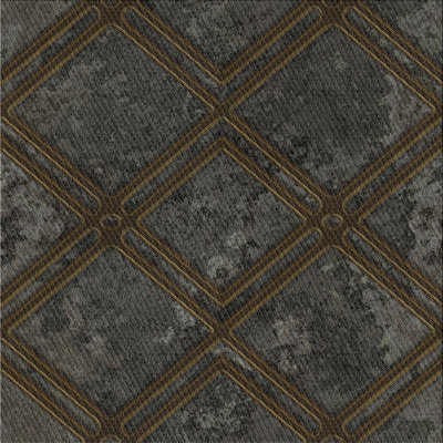 Tapis décoratif gris géométrique