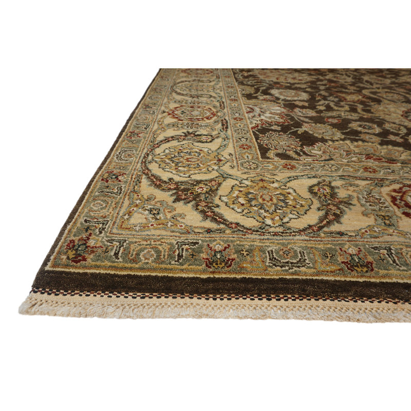 Sovereign Hand Knotted Wool Area Rug, Rectangle 8' x 10'