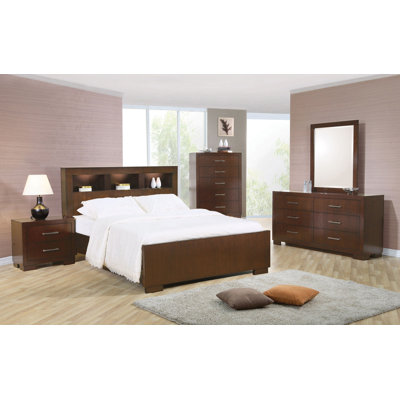 Hafina Bedroom Set in Cappuccino by Loon Peak