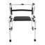 Fauteuil réglable réglable avec roulettes pliable