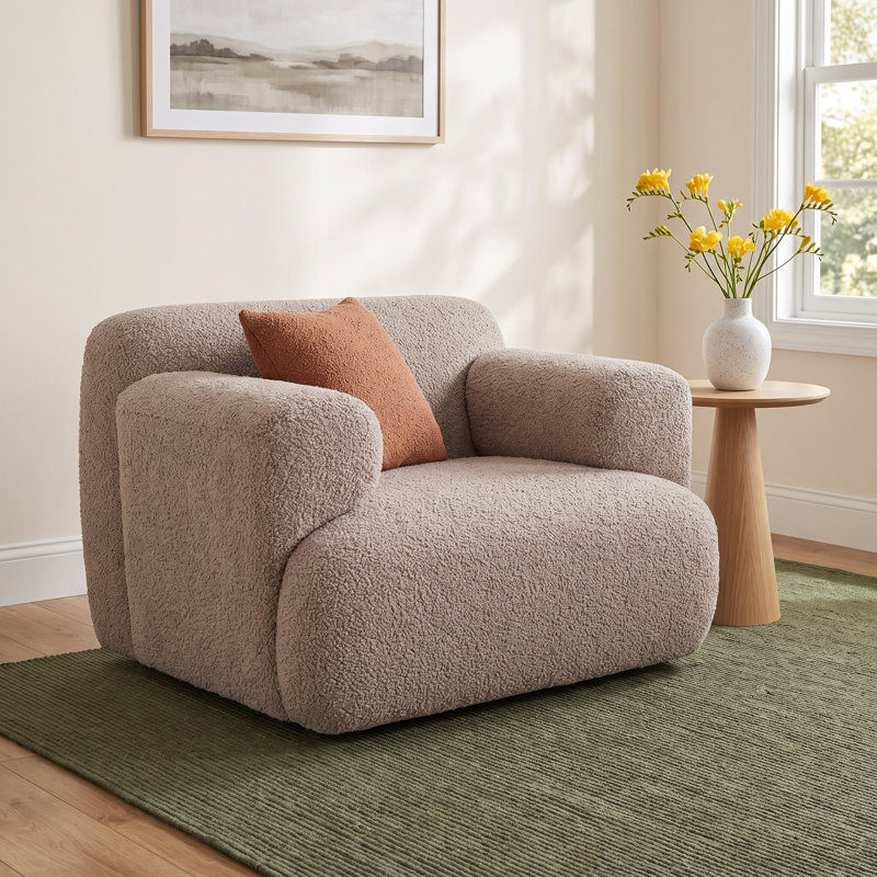 Marilee Accent Chair, Brown Sherling