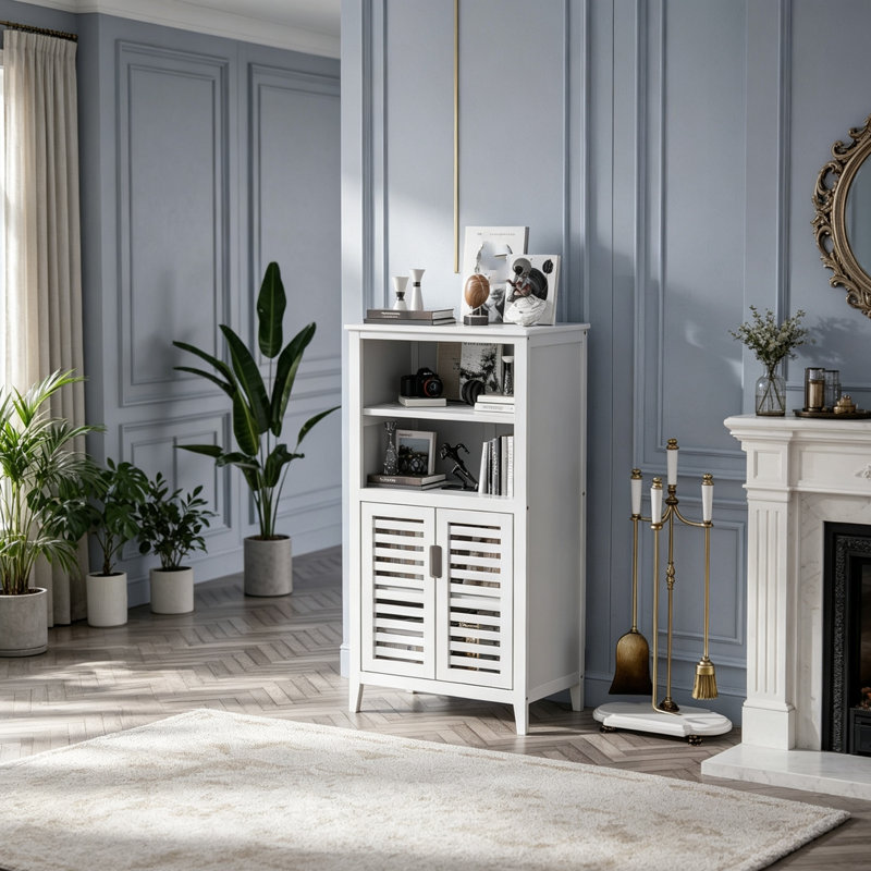 Bamboo Freestanding Bathroom Cabinet