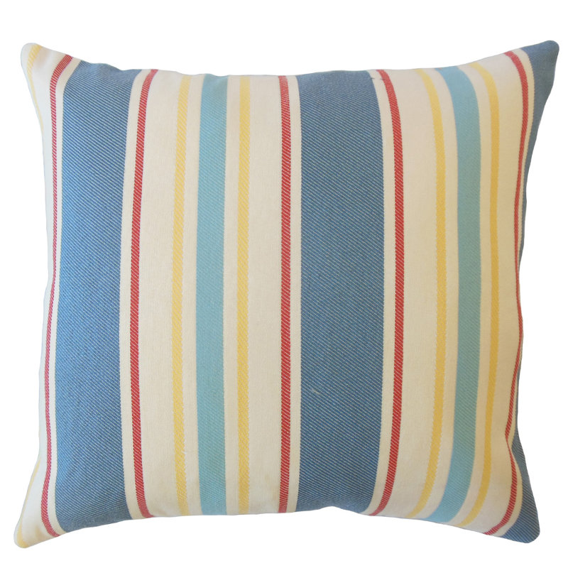 Coussin Yeriel, 22 po x 22 po, Cobalt