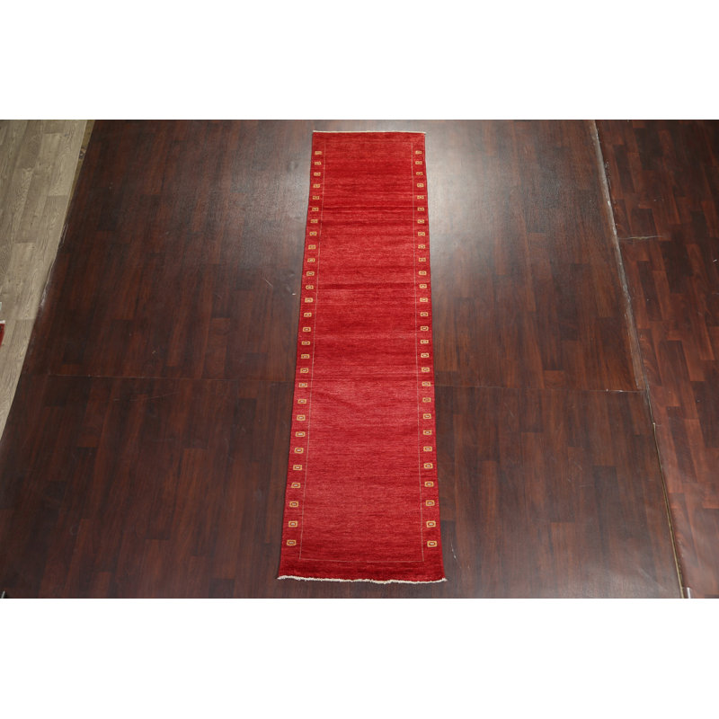 Tapis rouge rouge Gabbeh Kashkoli